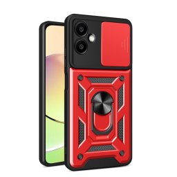 RING KAMERA Borító tartóval Samsung Galaxy A06 piroshoz
