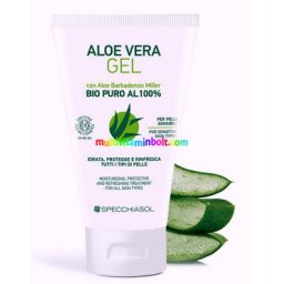 Aloe vera 150 ml elsősegély gél. Natur, minden bőrtípus számára. ECOBIO minősítésű 100%-os, külsőleg - Specchiasol