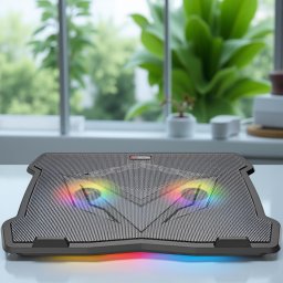 Meetion laptop hűtő (2db ventilátor) CP2020 9" - 15,6