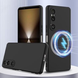 RUBBER MAGSAFE Szilikon borítás Sony Xperia 1 VI BLACK-hoz