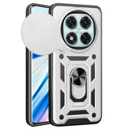 RING KAMERA Borító tartóval Xiaomi-hoz Redmi Note 14 Pro 5G / Poco X7 ezüst