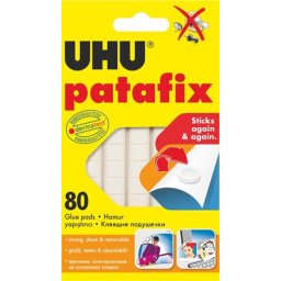 UHU Gyurmaragasztó, 80 kocka/csomag, UHU "Patafix"