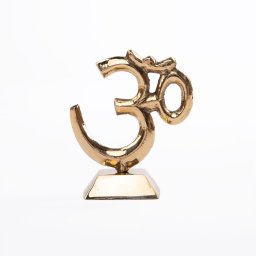 OM szobor - Rézből, kézzel készült - 9 cm - Bodhi
