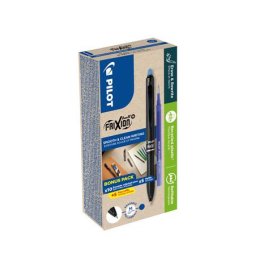 PILOT Rollertoll, 0,35 mm, törölhető, nyomógombos, PILOT "Frixion Ball Plus", kék + betét