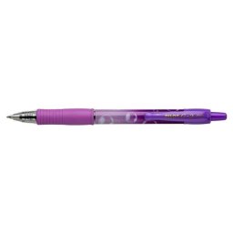 PILOT Zseléstoll, 0,32 mm, nyomógombos, PILOT "G-2 Purple Bubble", kék