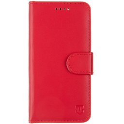 Huawei Honor Magic 7 Lite / X9c / X60 Pro, Oldalra nyíló tok, stand, kártyatartóval, csatos, Tactical Field Notes, piros