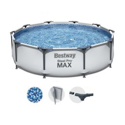 Bestway 305x76cm fémvázas medencetest BW 56406 Steel Pro Max