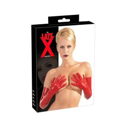 Late X hosszú, unisex kesztyű (piros)