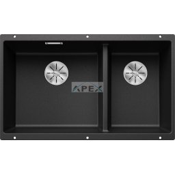 BLANCO SUBLINE 430/270-U antracit excenter.nélkül