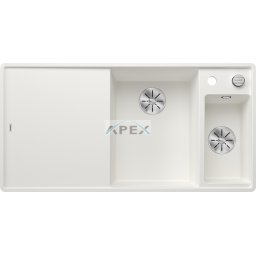 BLANCO AXIA III 6S-F jobb fehér fa tar, SZINTBE ÉPÍTÉS