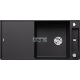 BLANCO AXIA III XL 6S-F fekete fa tart., SZINTBE ÉPÍTÉS