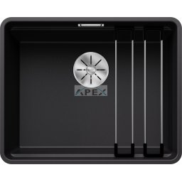 BLANCO ETAGON 500-F fekete tart., SZINTBE ÉPÍTÉS
