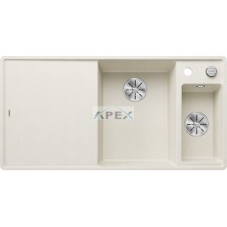 BLANCO AXIA III 6S-F jobb törtfehér fa tart., SZINTBE ÉPÍTÉS