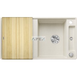 BLANCO AXIA III 5S-F törtfehér fa tart., SZINTBE ÉPÍTÉS