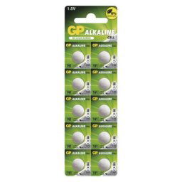 GP Alkáli gombelem LR1120 (191F) 10db
