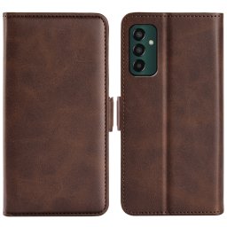 SIDE Wallet tok Samsung Galaxy M13 sötétbarna