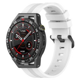 RUBBER Szilikon szíj Huawei Watch Buds / GT3 SE / GT3 Pro 46mm fehér