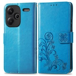 ART FLOWER S pénztárca tok Xiaomi Redmi Note 13 Pro+ 5G kék