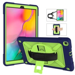 SOLID Tartós burkolat Samsung Galaxy Tab A 10.1 2019 (T515/T510) zöld-kék