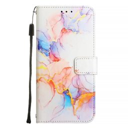 ART MARBLE Tárcahuzat a Xiaomi-hoz 14T Pro WHITE NARANCS