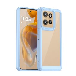 CRYSTAL Védőburkolat Motorola Edge 50 Neo / ThinkPhone 25 kék színhez