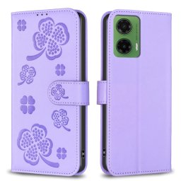 ART CLOVER Pénztárcahuzat Motorola Moto-hoz G35 5G lila