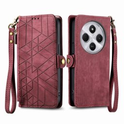 GEOM pénztárca tok Xiaomi-hoz Redmi 14C / Poco C75 piros