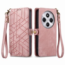 GEOM pénztárca tok Xiaomi-hoz Redmi 14C / Poco C75 rózsaszín