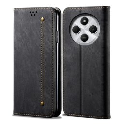 DENIM Pénztárcahuzat Xiaomi-hoz Redmi 14C / Poco C75 fekete