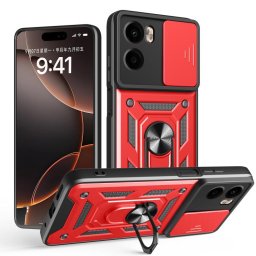 RING KAMERA Borító tartóval Motorola Moto G05 / Moto E15 piros