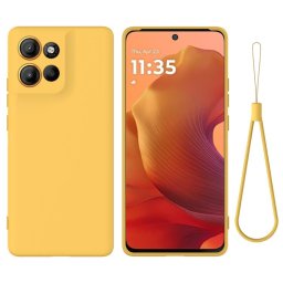 RUBBER Védőburkolat a Motorola Moto G15 / G15 Power sárga