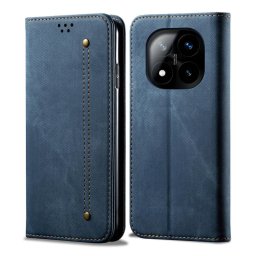 DENIM pénztárcahuzat Xiaomi Redmi Note 14 Pro+ 5G kék