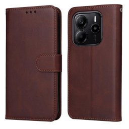 SMOOTH Pénztárca tok Xiaomi Redmi Note 14 barna