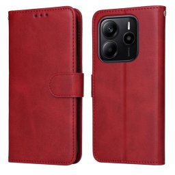 SMOOTH Pénztárca tok Xiaomi Redmi Note 14 piros