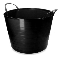 Vplast VTrug Flexi vályú fekete 65 l istálló állattartás etetés itatástechnológia