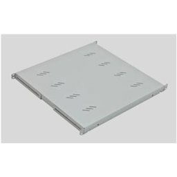 19' polc A4 perforált 1U/750mm,max.80kg fekete