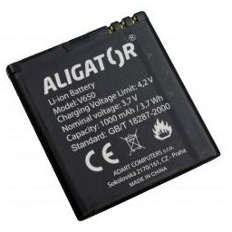 Alligátor akkumulátor V650, Li-Ion 1000 mAh