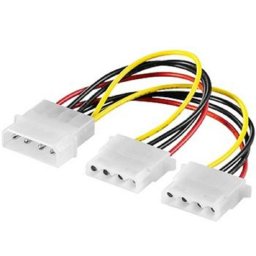 PremiumCord HDD tápkábel 5,25"-2x5,25"