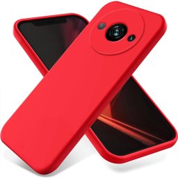 RUBBER Védőburkolat Xiaomi Redmi A3 piroshoz
