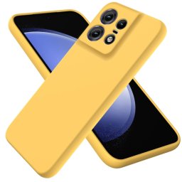 RUBBER Védőburkolat Motorola Edge 50 Pro sárga