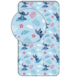 Lilo és Stitch, A csillagkutya gumis lepedő 90x200 cm Nr 03
