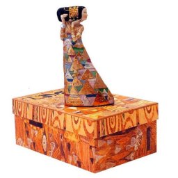 Klimt szoborka - Várakozás 12 cm