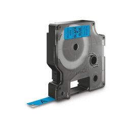 DYMO Feliratozógép szalag, 9 mm x 7 m, DYMO "D1", kék-fekete