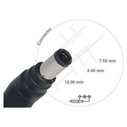AVACOM töltőcsatlakozó C22 laptopokhoz (7,4 mm x 5,1 mm tű) a Dell számára