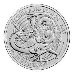 Mítoszok és legendák - Beowulf & Sárkány - 1 Oz - ezüst befektetési érme