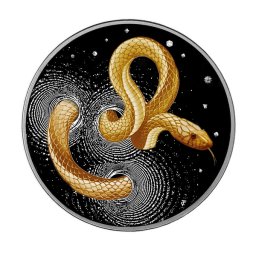 Herpeton kígyó - 1 Oz ezüst PROOF gyűjtői érme