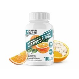 Natur Tanya Szerves C 500 mg rágótablettában narancs ízben - 100 db