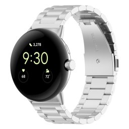 CLASSIC Fém szíj Google Pixel-hez Watch3 45mm ezüst