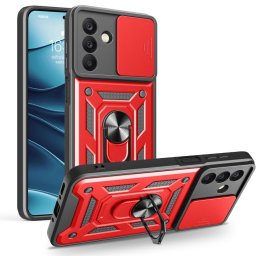 RING KAMERA Borító tartóval Samsung Galaxy A26 piros