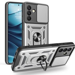 RING KAMERA Borító tartóval Samsung Galaxy A26 5G ezüsthöz